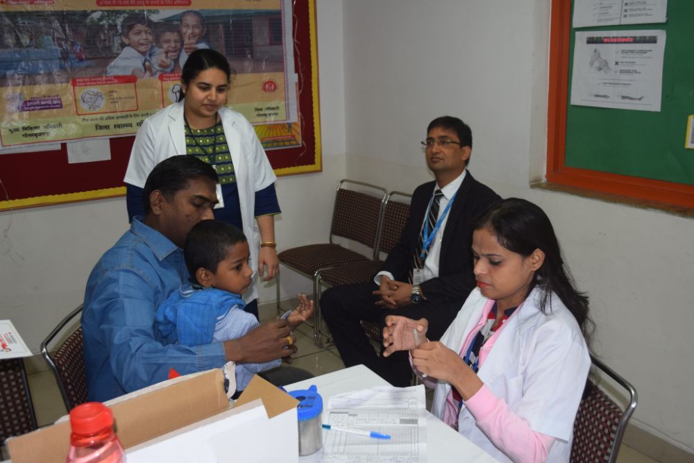 DPS, GBN Noida Organises Measles Rubella Vaccination Camp