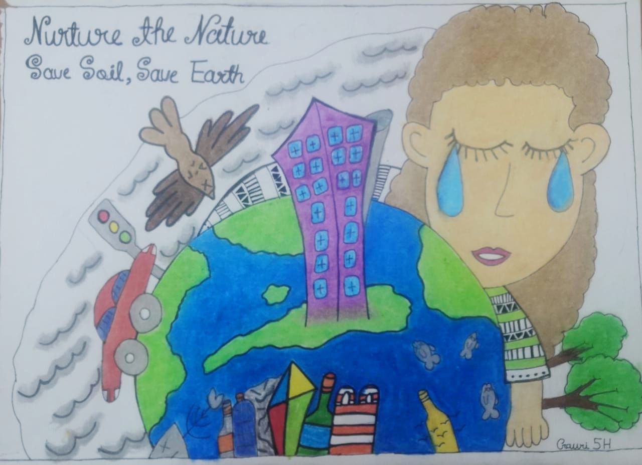 Painting Competition on 'Save Soil Campaign'