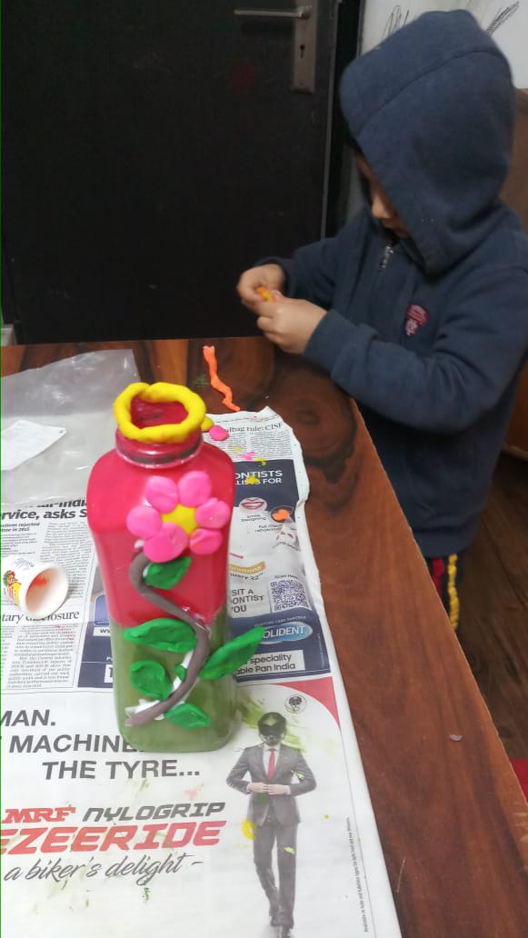 Bottle Painting Activity