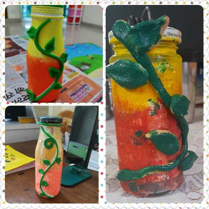 Bottle Painting Activity